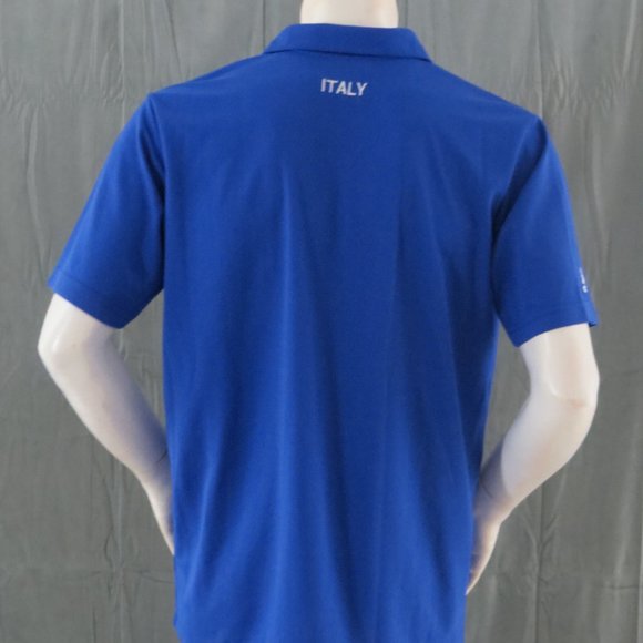 Team Italy Soccer Jersey - 1990s Practice Jersey by Adidas - Men's Large - Picture 5 of 9